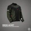 Royal Enfield Windfarer V2 Green Riding Jacket 4