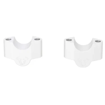 SW Motech 30mm Handlebar Risers for Triumph Tiger 900 GT Rally Pro Silver 1