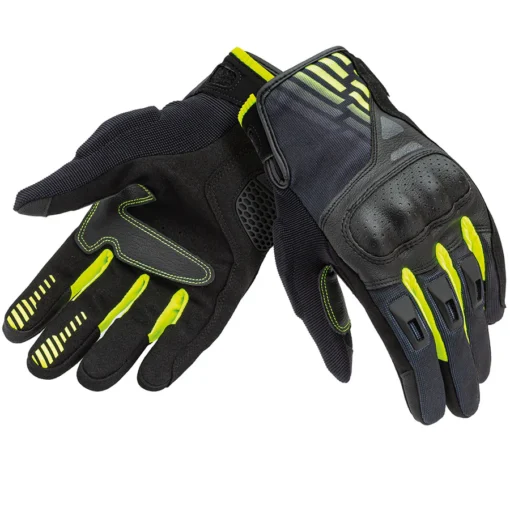 Tucano Urbano Stacca Black Fluorescent Yellow Gloves 1