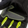 Tucano Urbano Stacca Black Fluorescent Yellow Gloves 3