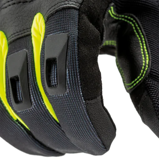 Tucano Urbano Stacca Black Fluorescent Yellow Gloves 4